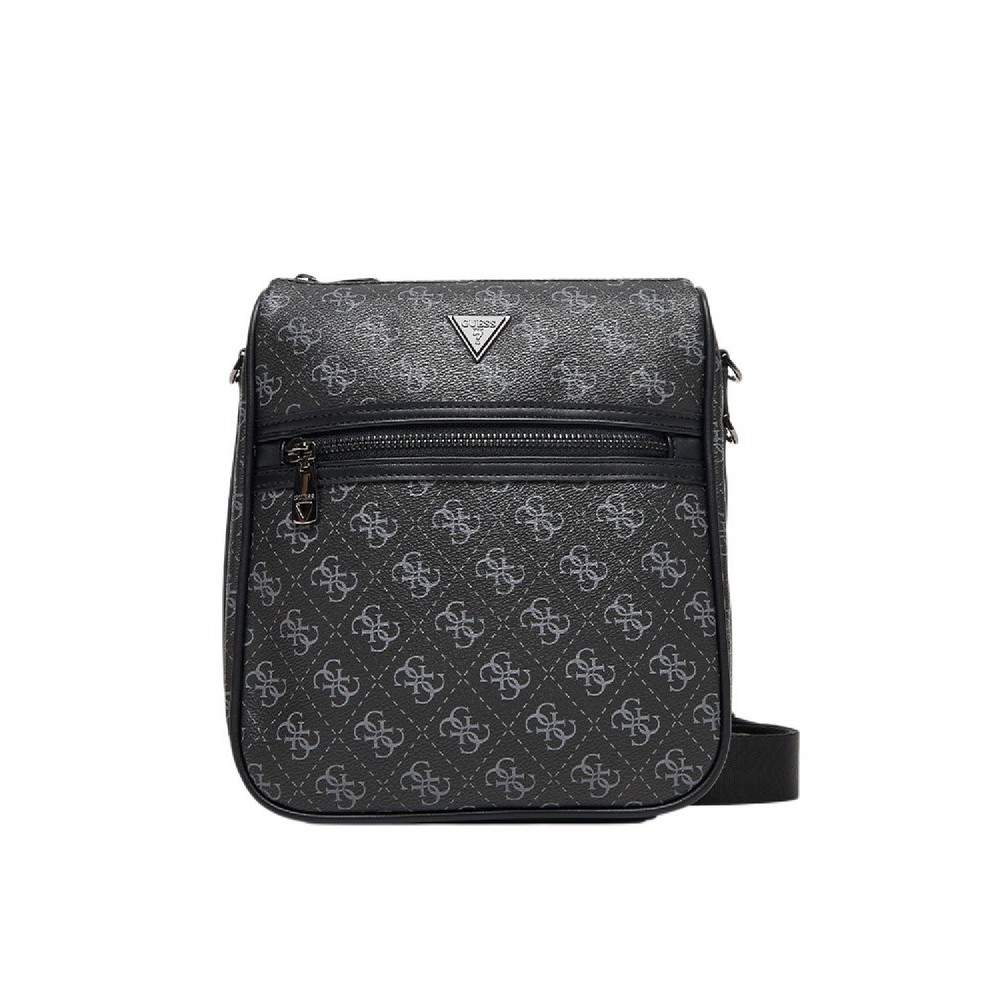 GUESS MILANO CROSSBODY 2 HMMILOP5417 ΤΣΑΝΤΑ ΑΝΔΡΙΚΗ BLACK/GREY