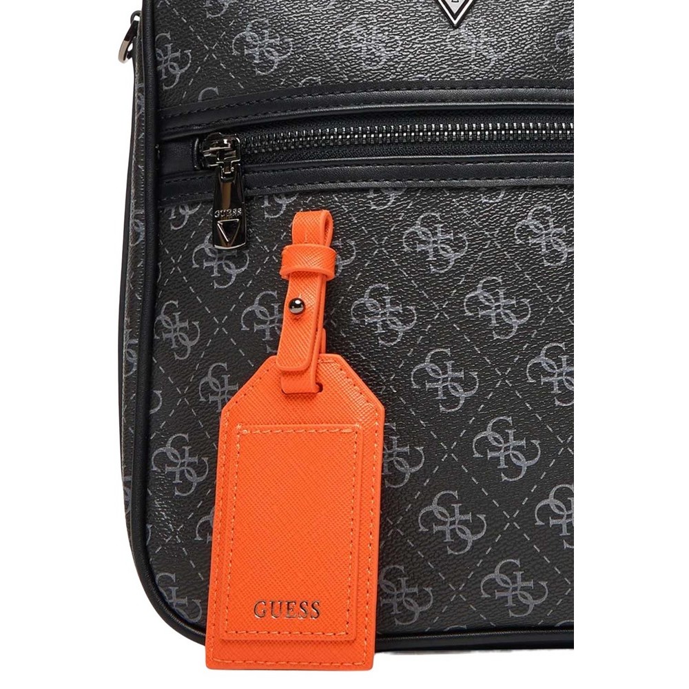 GUESS MILANO CROSSBODY 2 HMMILOP5417 ΤΣΑΝΤΑ ΑΝΔΡΙΚΗ BLACK/GREY
