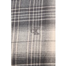 CALVIN KLEIN JEANS LS BRUSHED PLAID EASY SHIRT ΠΟΥΚΑΜΙΣΟ ΑΝΔΡΙΚΟ BLACK