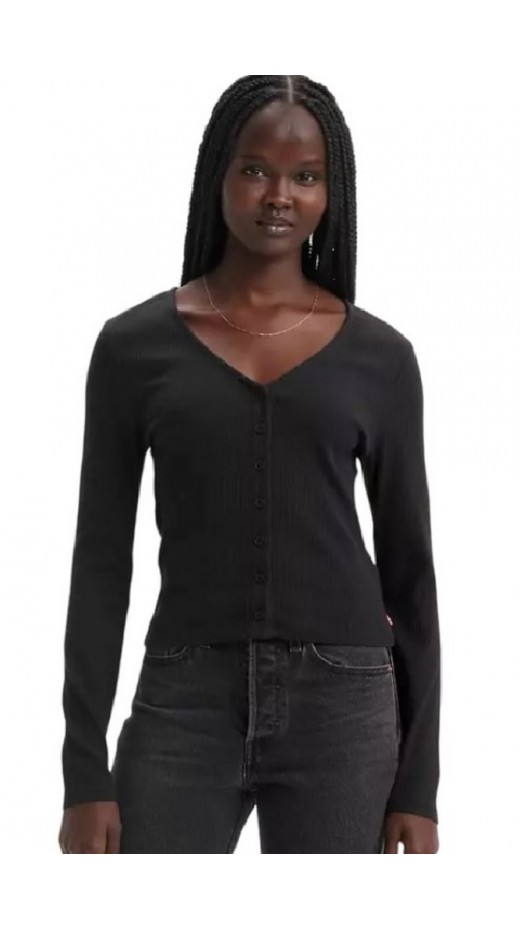 LEVI'S MUSE LS TEE A87830001 ΜΠΛΟΥΖΑ ΓΥΝΑΙΚΕΙΑ BLACK