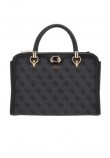 GUESS ORLINA LOGO SOCIETY SATCHEL ΤΣΑΝΤΑ ΓΥΝΑΙΚΕΙΑ GREY
