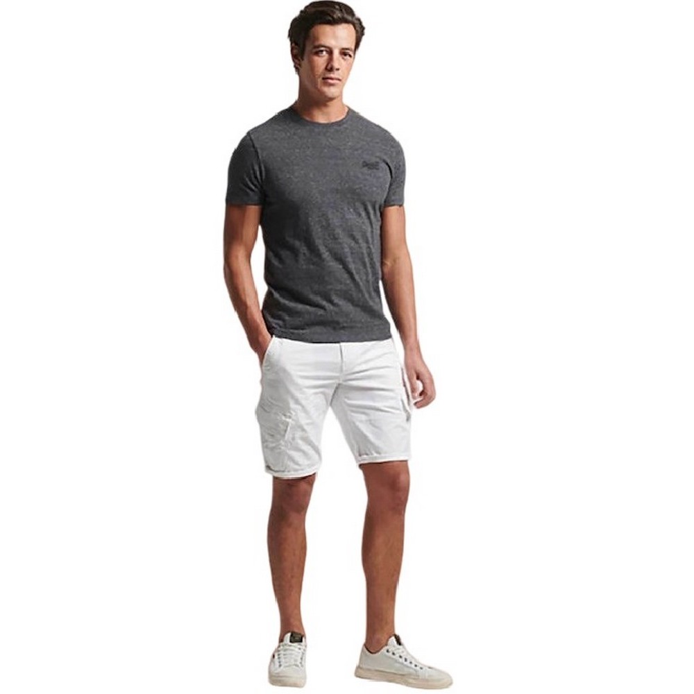 SUPERDRY VINTAGE CORE CARGO SHORT ΒΕΡΜΟΥΔΑ ΑΝΔΡΙΚΗ WHITE