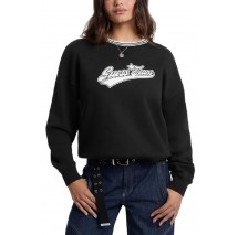 GUESS JEANS CN OS PUFF STAR SWEAT ΦΟΥΤΕΡ ΜΠΛΟΥΖΑ ΓΥΝΑΙΚΕΙΑ BLACK