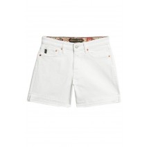 SUPERDRY VINTAGE MID RISE CUT OFF SHORT ΣΟΡΤΣ ΓΥΝΑΙΚΕΙΟ WHITE