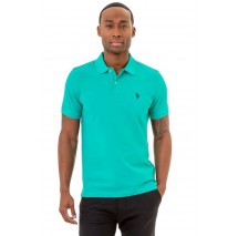 U.S POLO ASSN  41029 POLO T-SHIRT ΜΠΛΟΥΖΑ ΑΝΔΡΙΚΗ PETROL