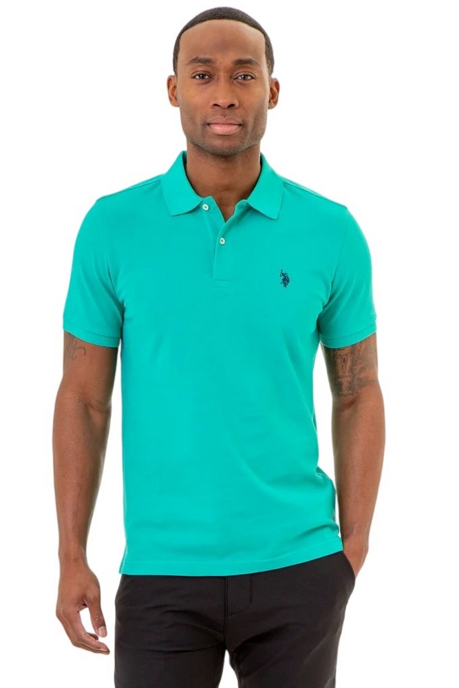 U.S POLO ASSN  41029 POLO T-SHIRT ΜΠΛΟΥΖΑ ΑΝΔΡΙΚΗ PETROL