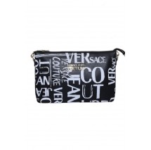 VERSACE JEANS COUTURE RANGE I - SOFT ALLOVER LOGO, SKETCH ΤΣΑΝΤΑ ΓΥΝΑΙΚΕΙΑ BLACK/WHITE