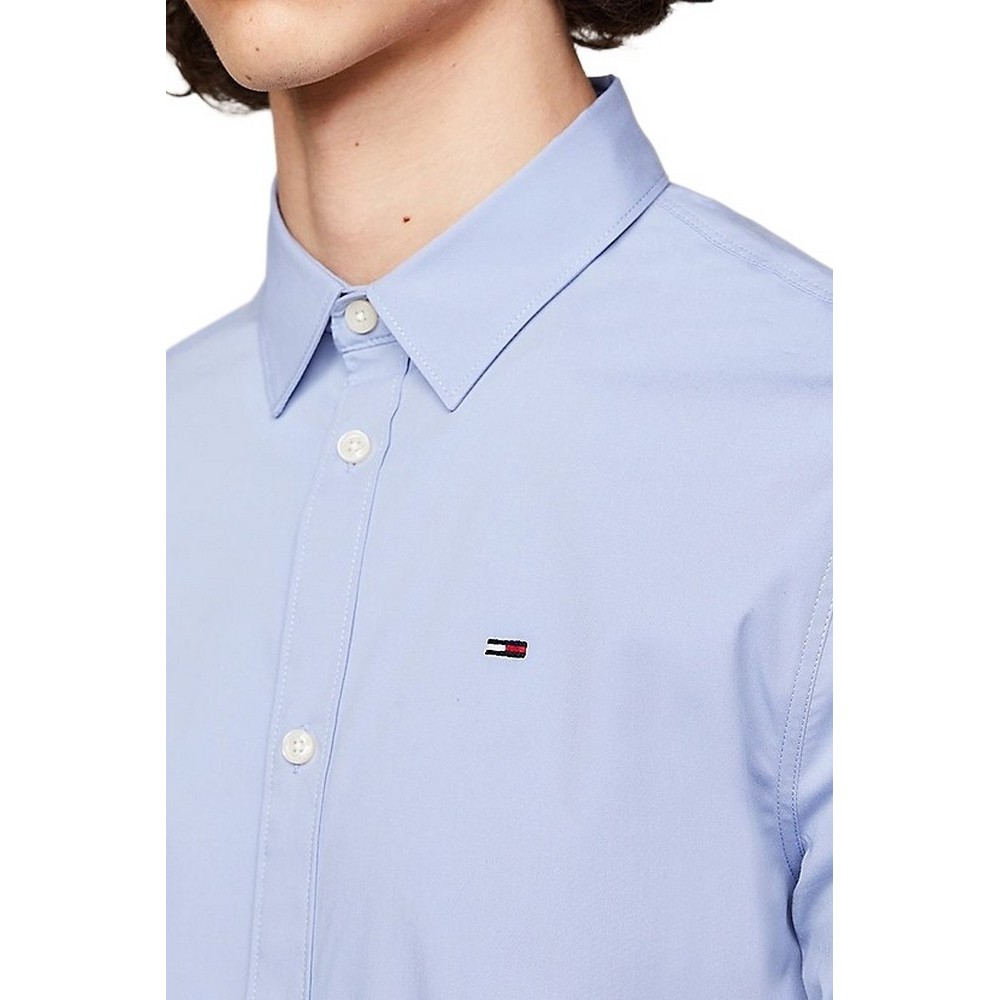 TOMMY JEANS ORIGINAL STRETCH SHIRT ΠΟΥΚΑΜΙΣΟ ΑΝΔΡΙΚΟ CIEL