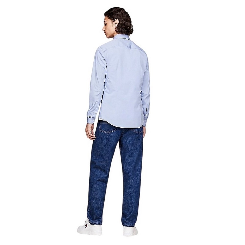 TOMMY JEANS ORIGINAL STRETCH SHIRT ΠΟΥΚΑΜΙΣΟ ΑΝΔΡΙΚΟ CIEL