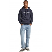 PEPE JEANS E2 DROP 2A NOUVEL HOODIE ΜΠΛΟΥΖΑ ΦΟΥΤΕΡ ΑΝΔΡΙΚΗ BLUE