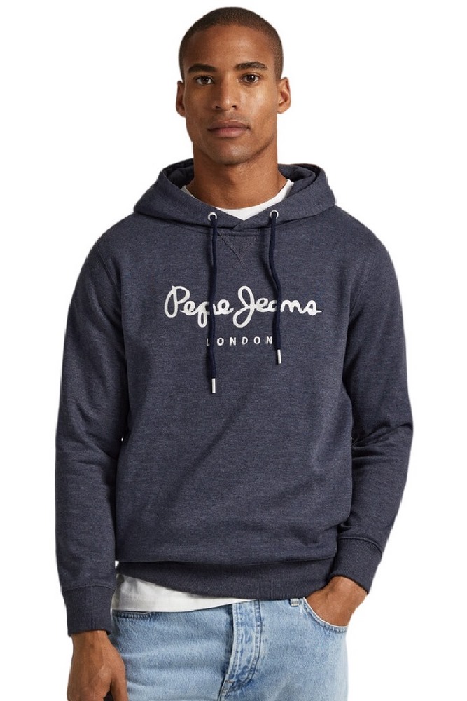 PEPE JEANS E2 DROP 2A NOUVEL HOODIE ΜΠΛΟΥΖΑ ΦΟΥΤΕΡ ΑΝΔΡΙΚΗ BLUE