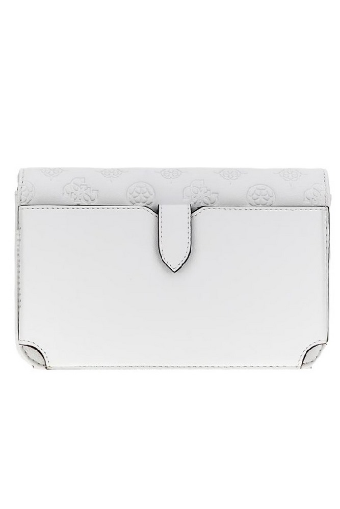 GUESS LA FEMME SLG PHONE CROSSBODY ΑΞΕΣΟΥΑΡ ΠΟΡΤΟΦΟΛΙ  ΓΥΝΑΙΚΕΙΟ WHITE