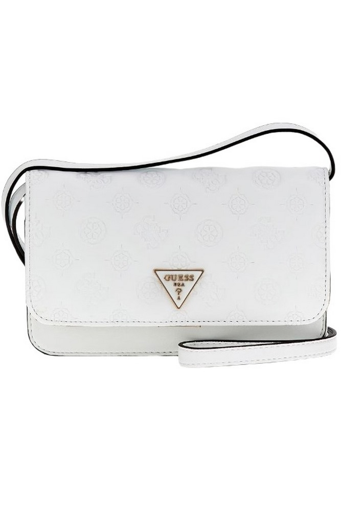 GUESS LA FEMME SLG PHONE CROSSBODY ΑΞΕΣΟΥΑΡ ΠΟΡΤΟΦΟΛΙ  ΓΥΝΑΙΚΕΙΟ WHITE