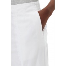 CALVIN KLEIN JEANS SOFT LINEN PANT ΠΑΝΤΕΛΟΝΙ ΓΥΝΑΙΚΕΙΟ BRIGHT WHITE
