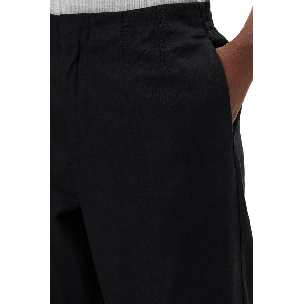 CALVIN KLEIN JEANS SOFT LINEN PANT ΠΑΝΤΕΛΟΝΙ ΓΥΝΑΙΚΕΙΟ BLACK