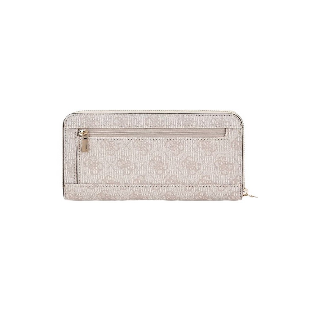 GUESS LAUREL SLG LARGE ZIP AROUND ΑΞΕΣΟΥΑΡ ΠΟΡΤΟΦΟΛΙ ΓΥΝΑΙΚΕΙΟ ECRU