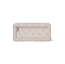 GUESS LAUREL SLG LARGE ZIP AROUND ΑΞΕΣΟΥΑΡ ΠΟΡΤΟΦΟΛΙ ΓΥΝΑΙΚΕΙΟ ECRU