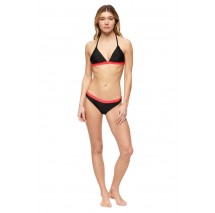 SUPERDRY TRIANGLE ELASTIC BIKINI TOP ΜΑΓΙΟ ΓΥΝΑΙΚΕΙΟ BLACK