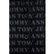 TOMMY JEANS AOP CROP CREW CARDIGAN ΖΑΚΕΤΑ ΓΥΝΑΙΚΕΙΑ BLACK
