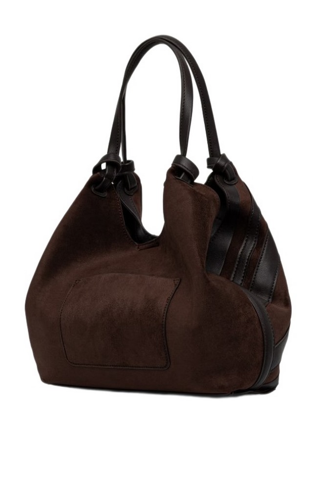DKNY PAULA TOTE HANDBAG ΤΣΑΝΤΑ ΓΥΝΑΙΚΕΙΑ DARK BROWN