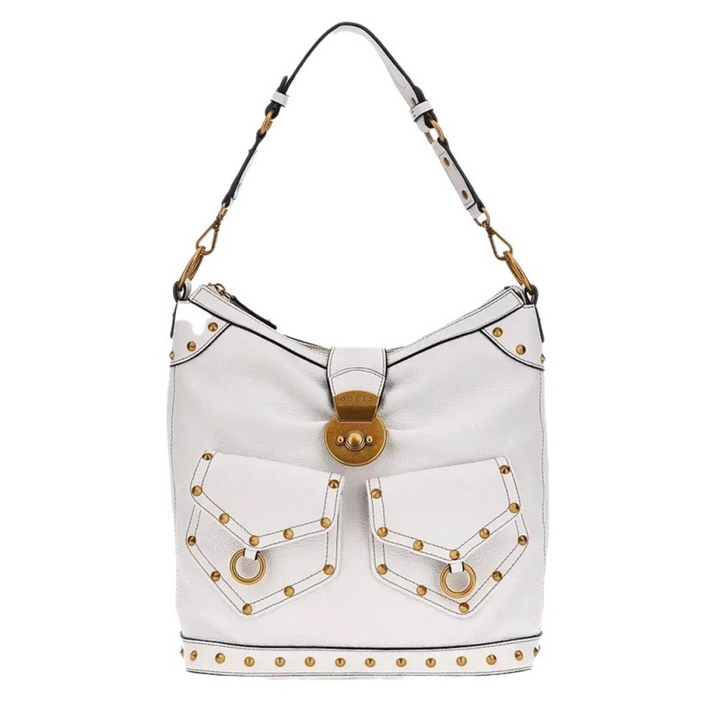 GUESS SARDINIA VINTAGE HOBO ΤΣΑΝΤΑ ΓΥΝΑΙΚΕΙΑ WHITE