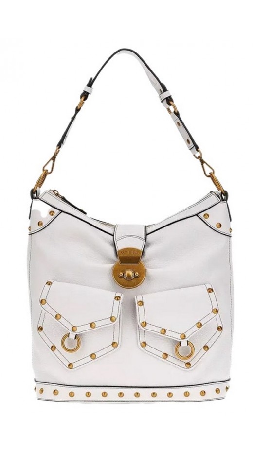 GUESS SARDINIA VINTAGE HOBO ΤΣΑΝΤΑ ΓΥΝΑΙΚΕΙΑ WHITE