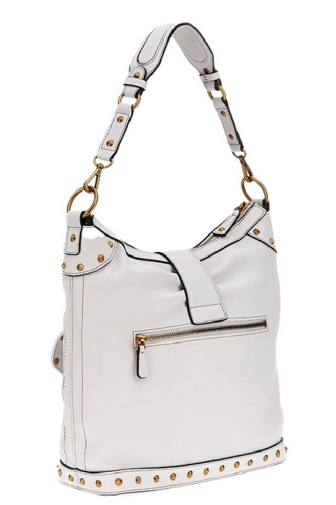 GUESS SARDINIA VINTAGE HOBO ΤΣΑΝΤΑ ΓΥΝΑΙΚΕΙΑ WHITE