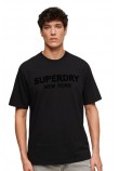 SUPERDRY LUXURY SPORT LOOSE T-SHIRT ΜΠΛΟΥΖΑ ΑΝΔΡΙΚΗ BLACK