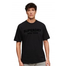 SUPERDRY LUXURY SPORT LOOSE T-SHIRT ΜΠΛΟΥΖΑ ΑΝΔΡΙΚΗ BLACK