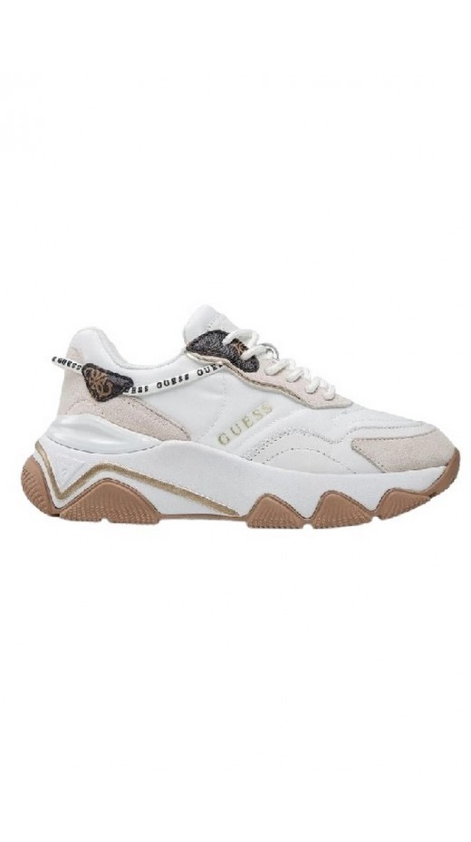 GUESS MICOLA FL7MICFAL12 ΠΑΠΟΥΤΣΙ ΓΥΝΑΙΚΕΙΟ WHITE