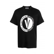VERSACE JEANS COUTURE V-EMBLEM BIG T-SHIRT ΜΠΛΟΥΖΑ ΑΝΔΡΙΚΗ BLACK