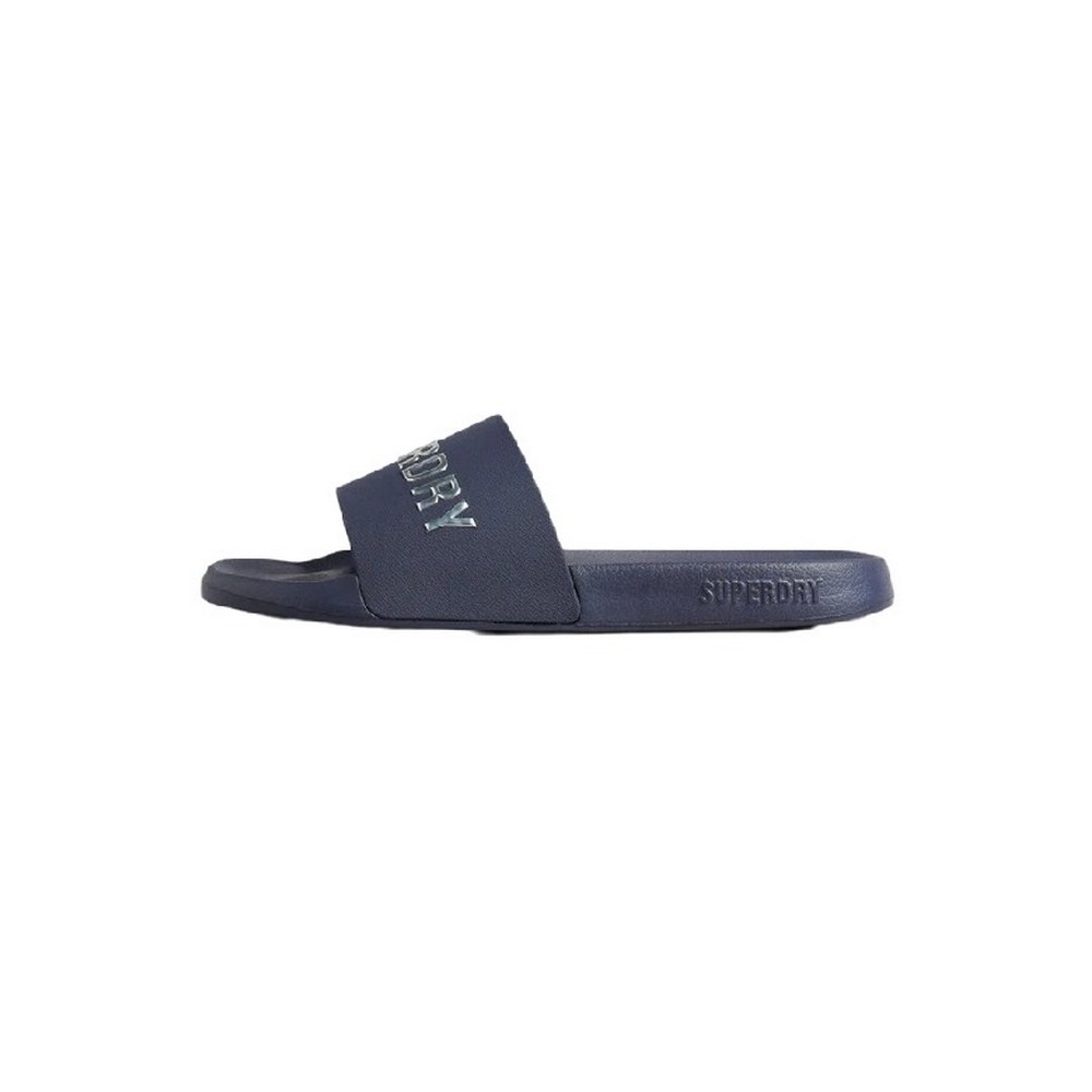 SUPERDRY D2 SDCD CODE LOGO POOL SLIDE ΠΑΝΤΟΦΛΑ ΑΝΔΡΙΚΟ NAVY