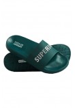 SUPERDRY D2 SDCD CODE LOGO POOL SLIDE ΠΑΝΤΟΦΛΑ ΑΝΔΡΙΚΟ GREEN