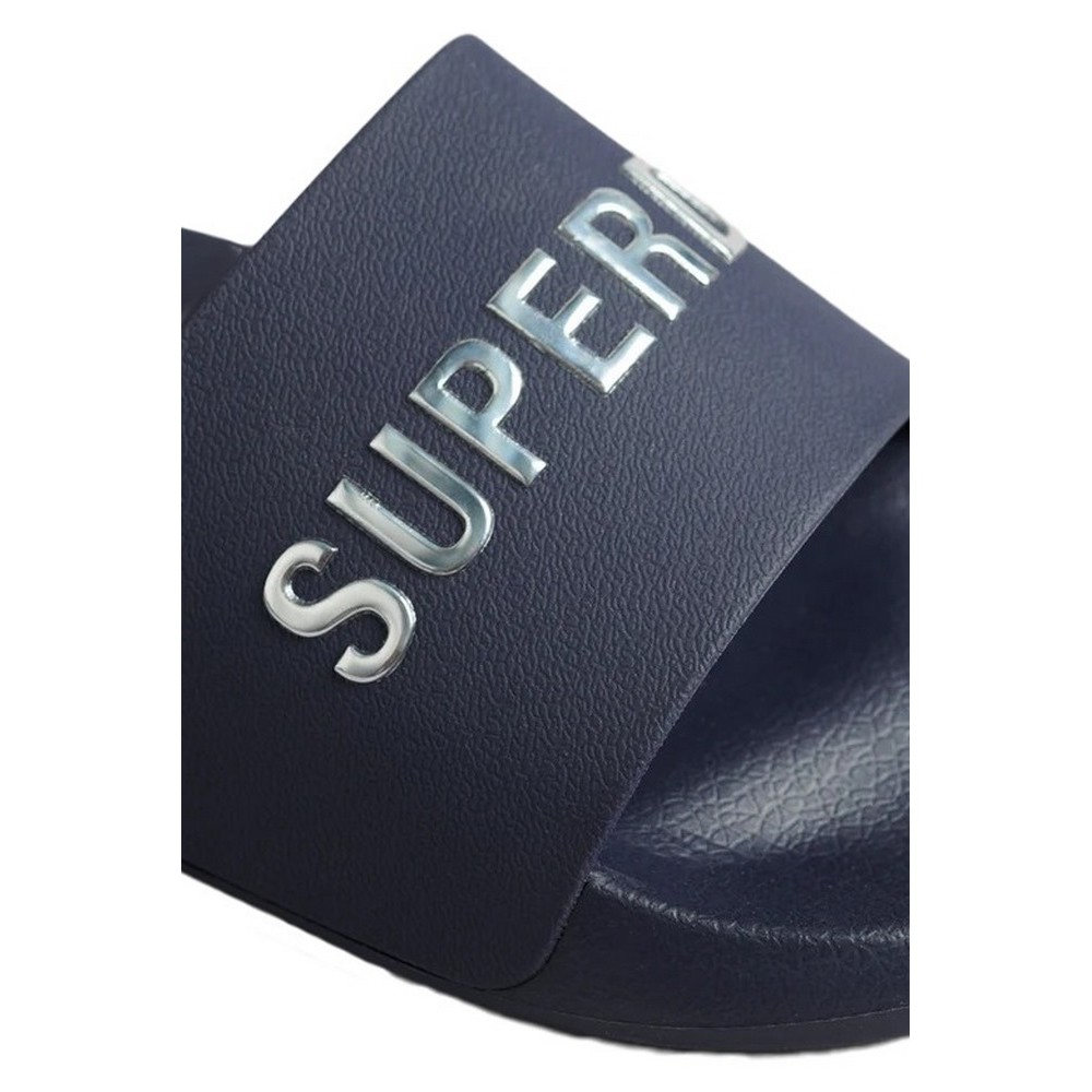 SUPERDRY D2 SDCD CODE LOGO POOL SLIDE ΠΑΝΤΟΦΛΑ ΑΝΔΡΙΚΟ NAVY