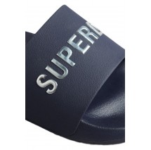 SUPERDRY D2 SDCD CODE LOGO POOL SLIDE ΠΑΝΤΟΦΛΑ ΑΝΔΡΙΚΟ NAVY