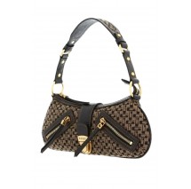 GUESS BELLE VINTAGE TP ZIP SHLDR BAG ΤΣΑΝΤΑ ΓΥΝΑΙΚΕΙΑ BROWN