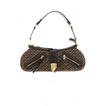 GUESS BELLE VINTAGE TP ZIP SHLDR BAG ΤΣΑΝΤΑ ΓΥΝΑΙΚΕΙΑ BROWN