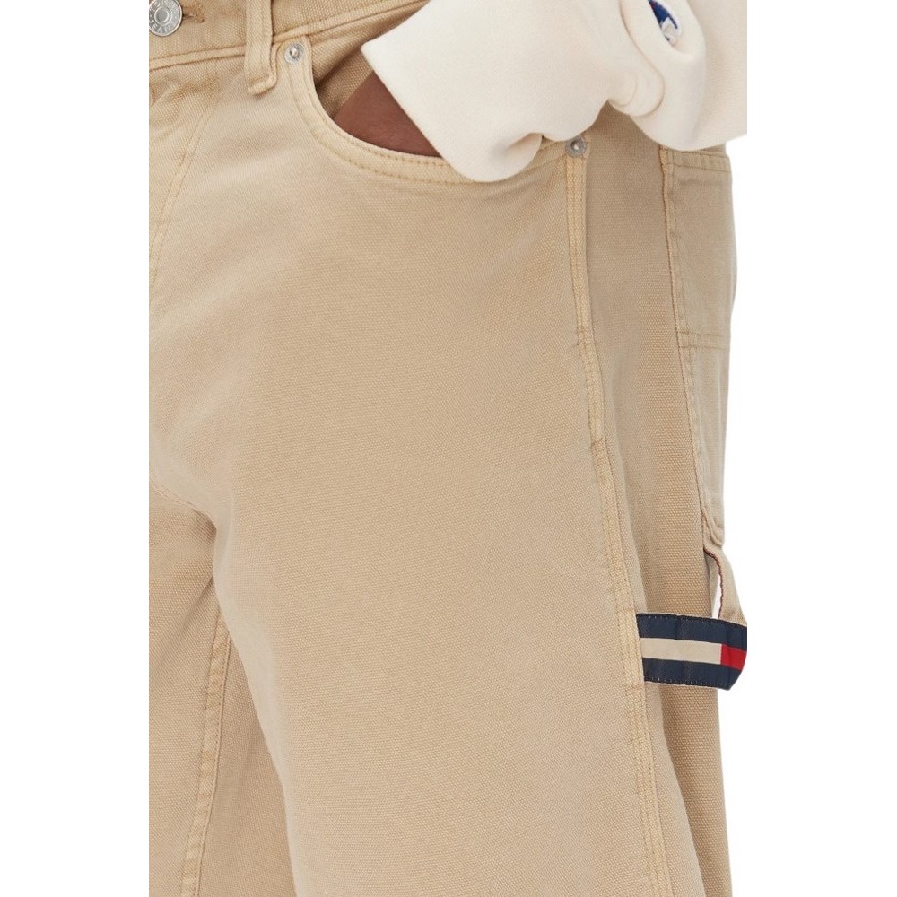 TOMMY JEANS  JAIMIE CANVS CARPENTER SHORT ΒΕΡΜΟΥΔΑ ΑΝΔΡΙΚΗ BEIGE