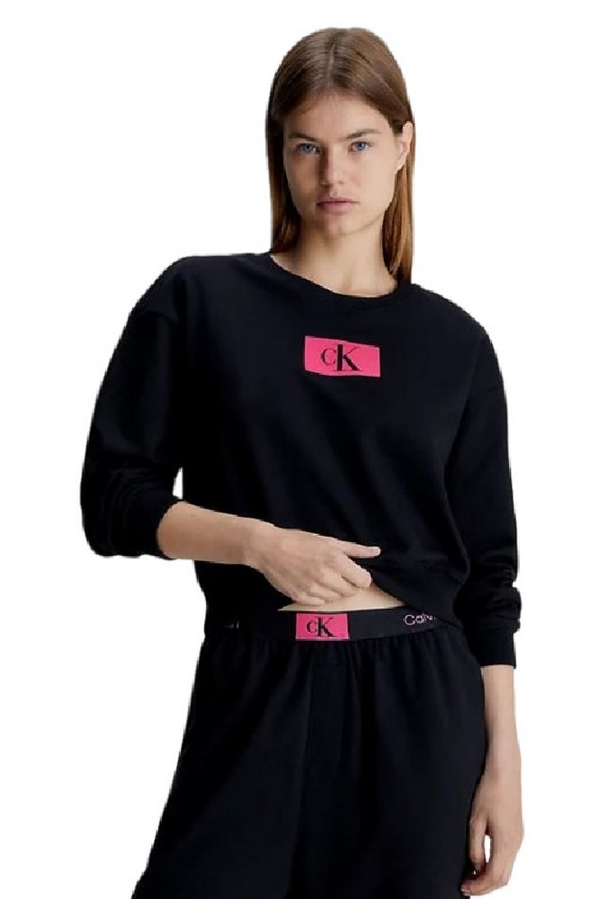 CALVIN KLEIN JEANS L/S SWEATSHIRT ΜΠΛΟΥΖΑ ΓΥΝΑΙΚΕΙΑ BLACK