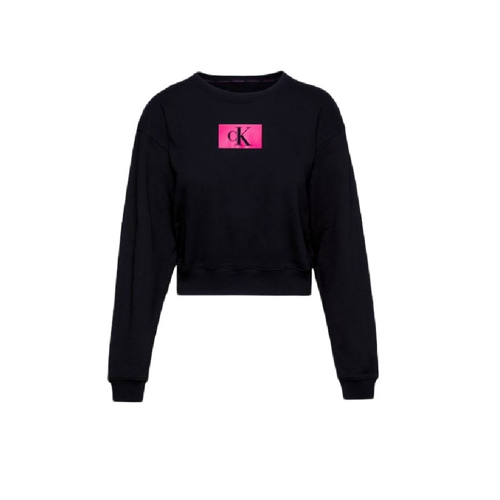 CALVIN KLEIN JEANS L/S SWEATSHIRT ΜΠΛΟΥΖΑ ΓΥΝΑΙΚΕΙΑ BLACK