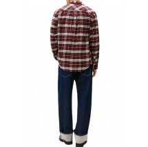 TOMMY JEANS REG FLANNEL CHECK SHIRT EXT ΠΟΥΚΑΜΙΣΟ ΑΝΔΡΙΚΟ BROWN