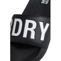 SUPERDRY CORE VEGAN POOL SLIDE ΠΑΝΤΟΦΛΑΙ ΓΥΝΑΙΚΕΙΑ BLACK