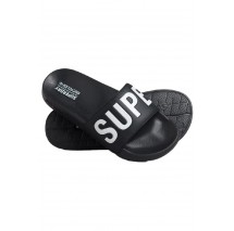 SUPERDRY CORE VEGAN POOL SLIDE ΠΑΝΤΟΦΛΑ ΓΥΝΑΙΚΕΙΑ BLACK