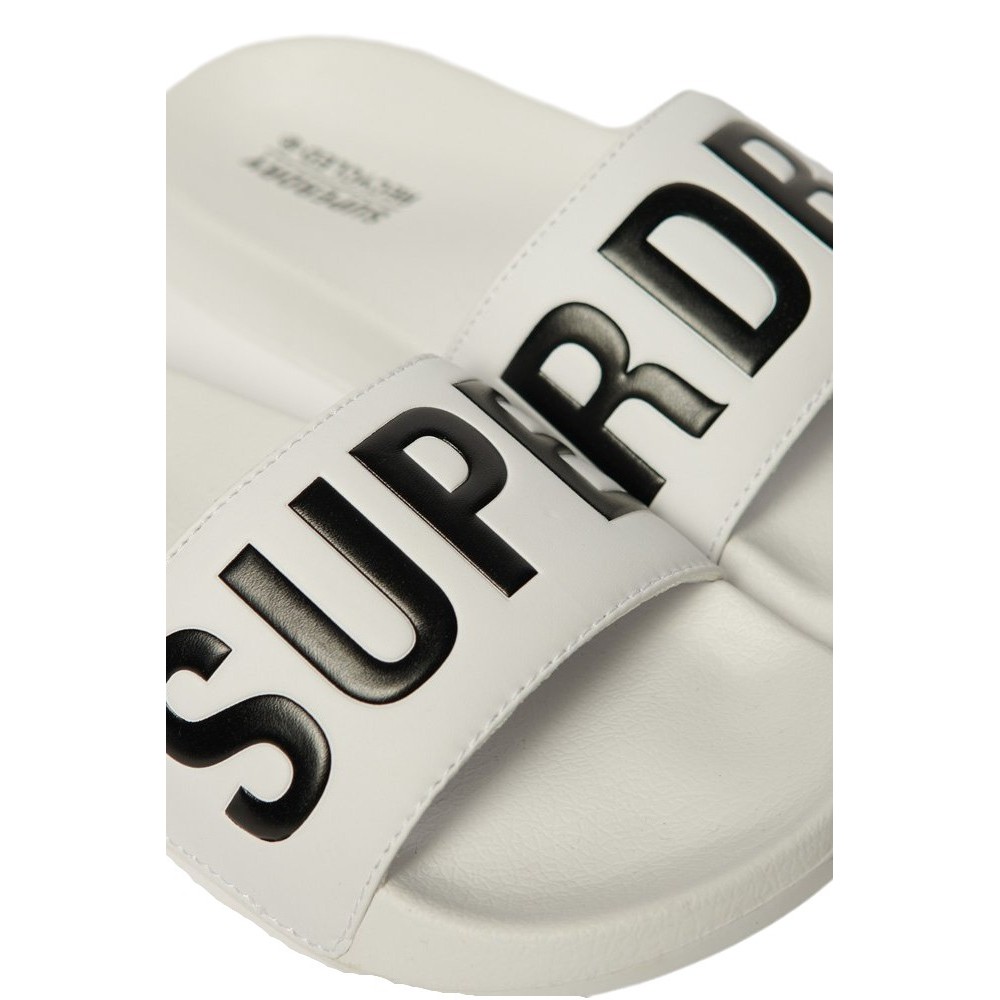 SUPERDRY CORE VEGAN POOL SLIDE ΠΑΝΤΟΦΛΑ ΓΥΝΑΙΚΕΙΑ WHITE