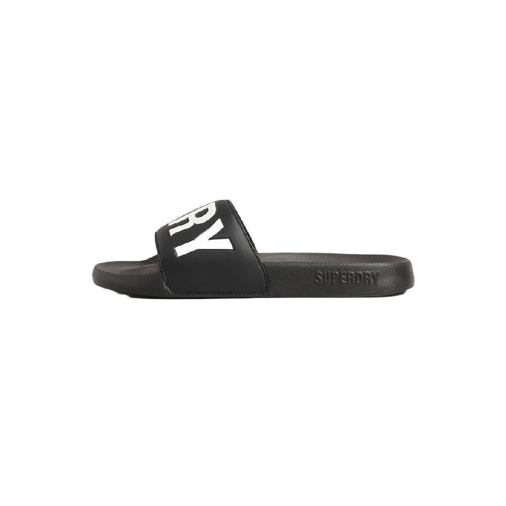 SUPERDRY CORE VEGAN POOL SLIDE ΠΑΝΤΟΦΛΑ ΓΥΝΑΙΚΕΙΑ BLACK