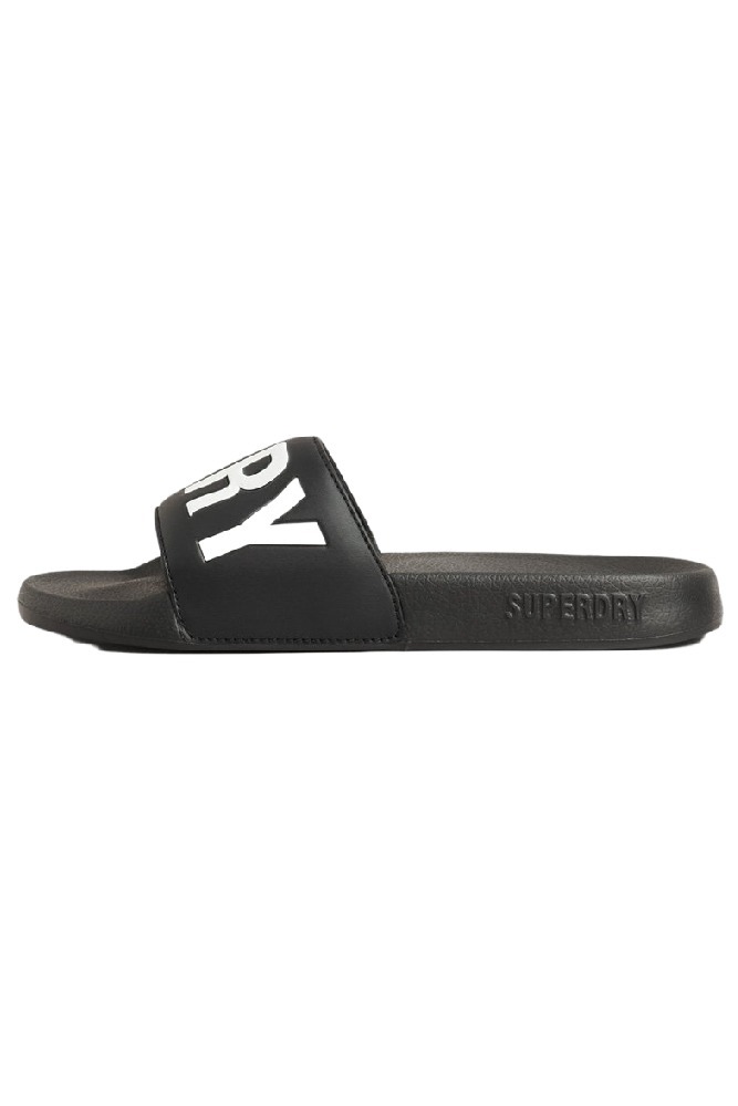 SUPERDRY CORE VEGAN POOL SLIDE ΠΑΝΤΟΦΛΑ ΓΥΝΑΙΚΕΙΑ BLACK