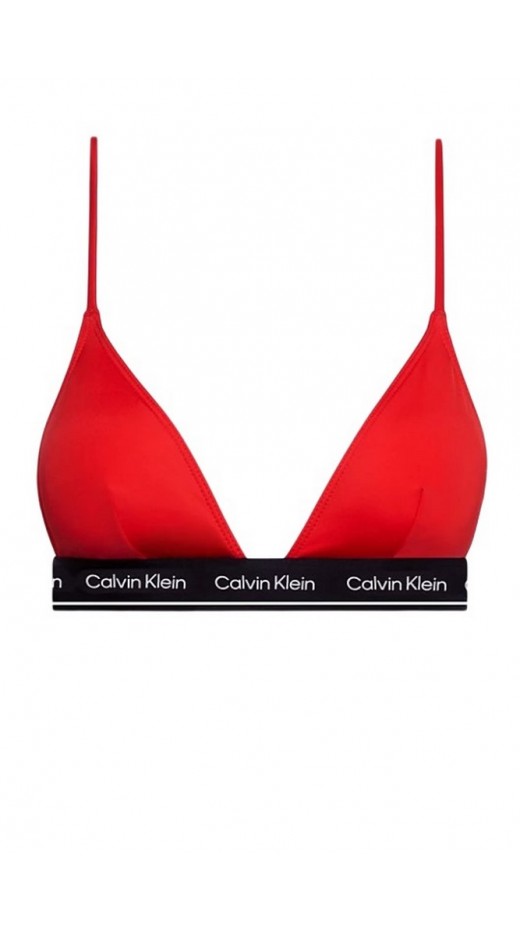 CALVIN KLEIN TRIANGLE-RP ΜΑΓΙΟ ΓΥΝΑΙΚΕΙΟ RED