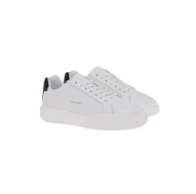 CALVIN KLEIN JEANS CHUNKY CUPSOLE LACEUP LTH ΠΑΠΟΥΤΣΙ ΑΝΔΡΙΚΟ WHITE/BLACK