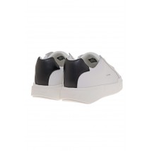 CALVIN KLEIN JEANS CHUNKY CUPSOLE LACEUP LTH ΠΑΠΟΥΤΣΙ ΑΝΔΡΙΚΟ WHITE/BLACK