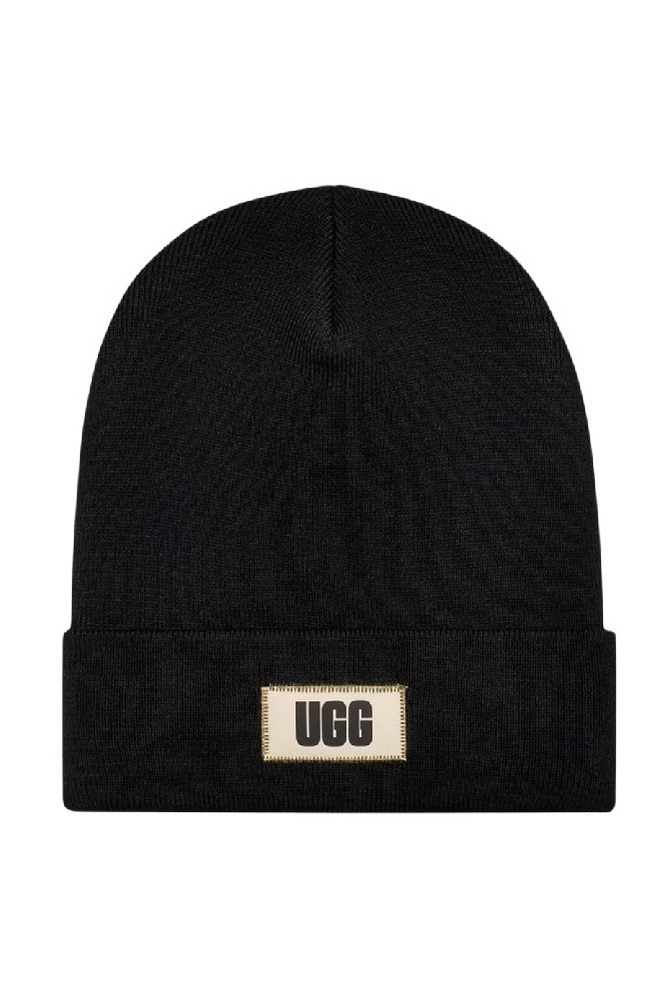 UGG M HIGH CROWN BEANIE 101067 ΣΚΟΥΦΟΣ BLACK
